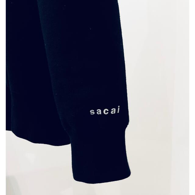 SACAI スウェットフードパーカー