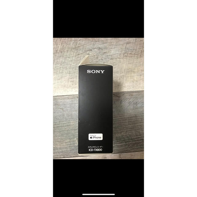 SONY(ソニー)のソニーICレコーダー SONY ICD-TX800(B) スマホ/家電/カメラのオーディオ機器(その他)の商品写真