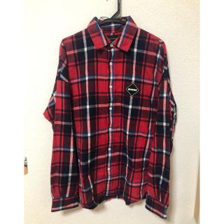 F.C.R.B. SOPH Check Shirt レッド M 長袖 チェック