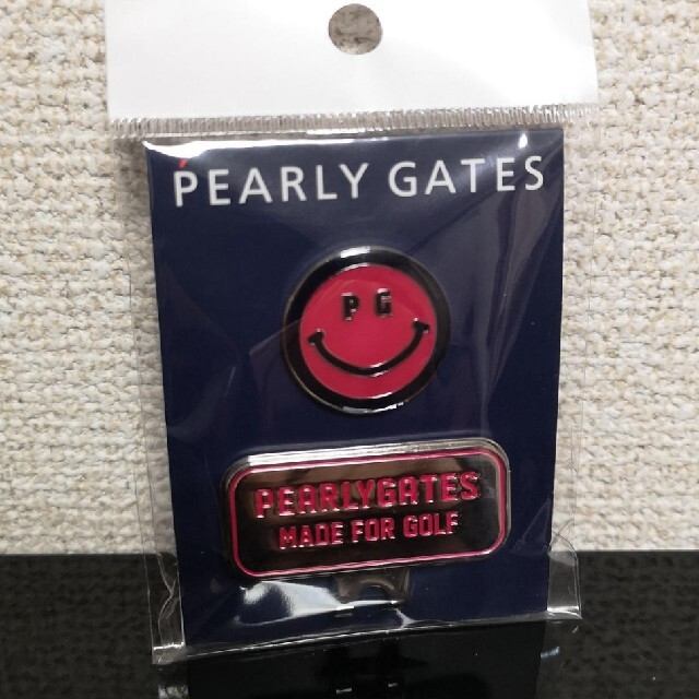 PEARLY GATES(パーリーゲイツ)のパーリーゲイツ　ニコちゃん　最新作　新品　完売品　マーカー　クリップ　大人気 スポーツ/アウトドアのゴルフ(その他)の商品写真