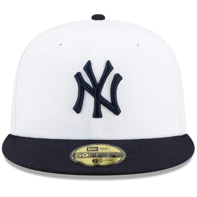 NEW ERA(ニューエラー)のNEW ERA 59fifty ツバ裏グリーン　ニューヨーク　ヤンキース メンズの帽子(キャップ)の商品写真