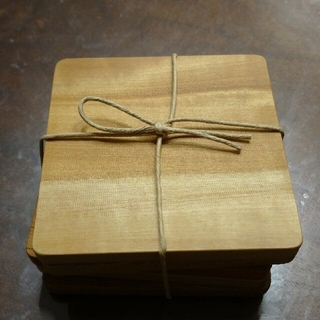 木製コースター(テーブル用品)