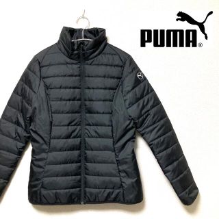 プーマ(PUMA)の【超美品】PUMA プーマ　ダウンジャケット   ワンポイント　レディース　L(ダウンジャケット)