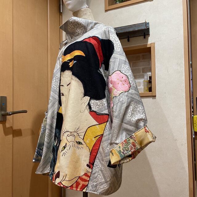 メグミ様専用❗️大島紬リメイクコート 浮世絵の通販 by 凛子りんご