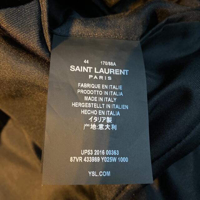 Saint Laurent(サンローラン)のサンローランパリ　Saint Laurent  ベルベット　テーラードジャケット メンズのジャケット/アウター(テーラードジャケット)の商品写真