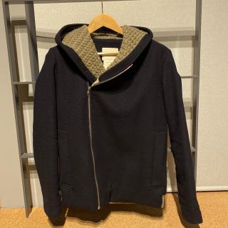 ステファンシュナイダー　ニットブルゾンsize3black×navy