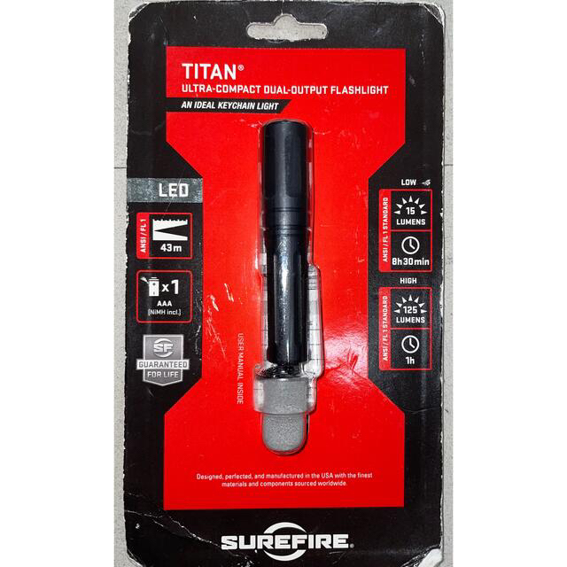 直営店新品】 【チャンみつ様専用】SUREFIRE TITAN-A ライト/ランタン