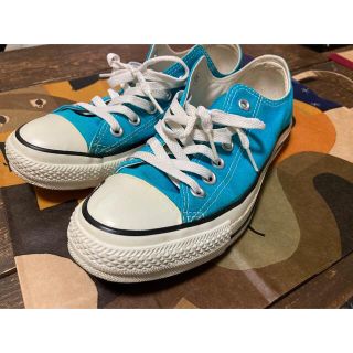 コンバース(CONVERSE)のコンバース　ターコイズブルー　26(スニーカー)