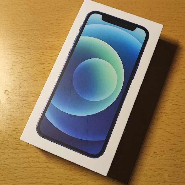 スマホ/家電/カメラiPhone 12 mini blue 64gb シムフリー