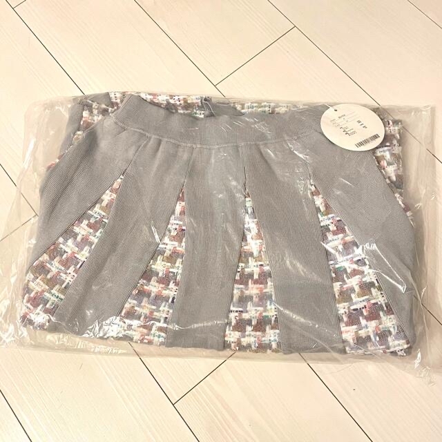 Chesty - 新品タグ付き チェスティ ツイードニットスカート 0の Chesty - 新品タグ付き チェスティ ツイードニットスカート 0の