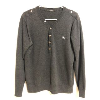 バーバリーブラックレーベル(BURBERRY BLACK LABEL)の【美品】バーバリーブラックレーベル　ニットセーター　サイズ2(ニット/セーター)