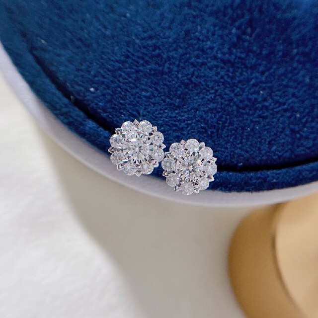 最新作の 天然ダイヤモンドピアス約0.8ct k18 ピアス - rastgar-co.com