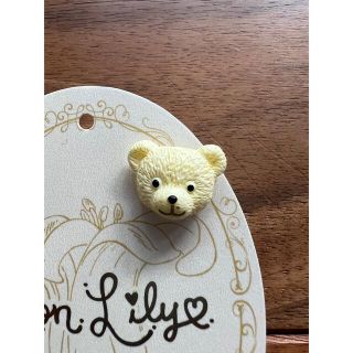 モンリリィ(mon Lily)のmon Lily くま ピアス 片耳(ピアス)