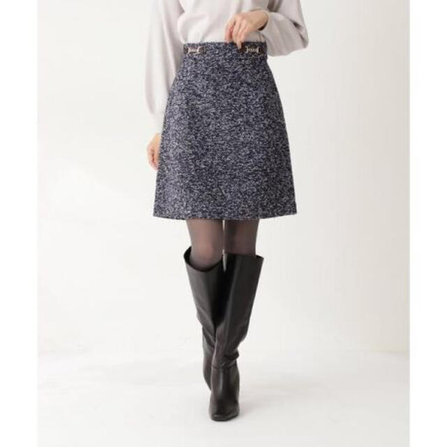 PROPORTION BODY DRESSING(プロポーションボディドレッシング)のひ様専用　プロポーションボディドレッシング　ビットチャーム付台形スカート　完売 レディースのスカート(ミニスカート)の商品写真
