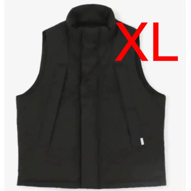 1LDK SELECT(ワンエルディーケーセレクト)の最終値下げ　Daiwa Pier39 ダウンベスト XLダイワピア39 ブラック メンズのジャケット/アウター(ダウンベスト)の商品写真