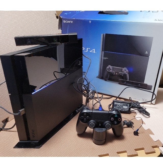 PlayStation4 500GB ブラック コントローラー2個 スタンド付き