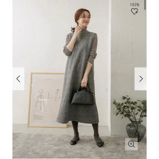 アーバンリサーチ(URBAN RESEARCH)の新品☆アーバンリサーチ☆ウールカットジャンパースカート(ロングワンピース/マキシワンピース)