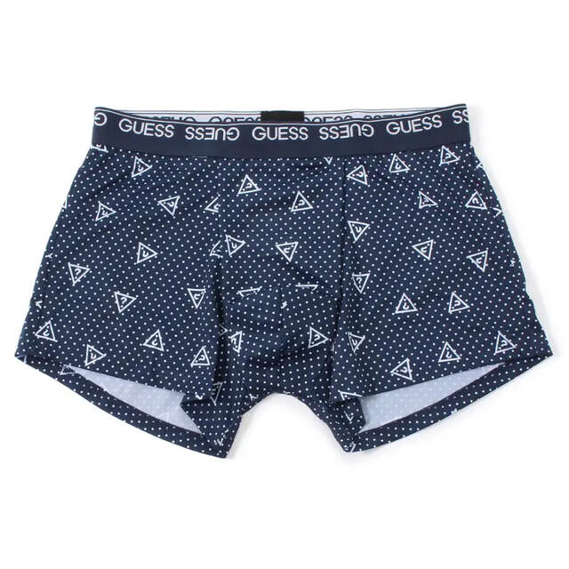 GUESS(ゲス)のゲスguess/ボクサーパンツ/ドット/ブランドロゴ/メンズ/ブラック/XL×2 メンズのアンダーウェア(ボクサーパンツ)の商品写真