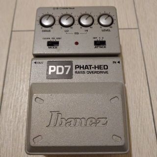 アイバニーズ(Ibanez)のIbanez PD-7 PHAT-HED BASS OVERDRIVE(ベースエフェクター)