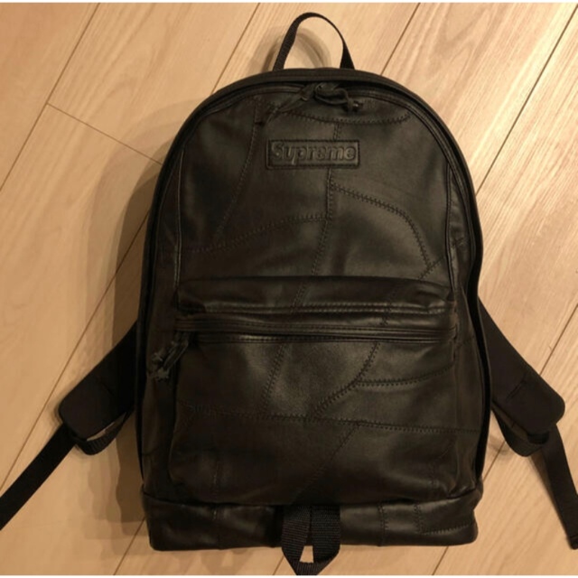 Patchwork Leather Backpack boxlogo 1