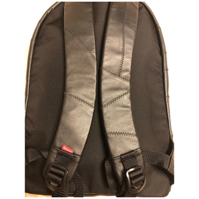 Patchwork Leather Backpack boxlogo 3