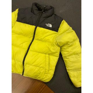 ザノースフェイス(THE NORTH FACE)のノースフェイスヌプシ　ダウンジャケット　イエロー×ブラック　150(ジャケット/上着)