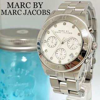 マークジェイコブス(MARC JACOBS)の255 マークジェイコブス時計　メンズ腕時計　クロノグラフ　シルバー　人気(腕時計(アナログ))