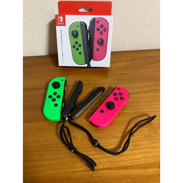 Joy Con ネオングリーン ネオンピンク