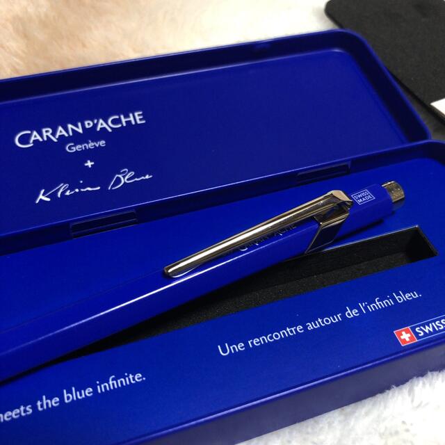 CARAN d'ACHE(カランダッシュ)の☆限定 新品未使用 カランダッシュ クラインブルー ボールペン 849☆ インテリア/住まい/日用品の文房具(ペン/マーカー)の商品写真