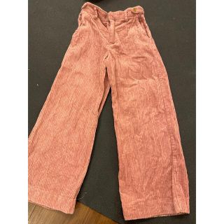 ザラ(ZARA)のZARA kids コーデュロイワイドパンツ(パンツ/スパッツ)