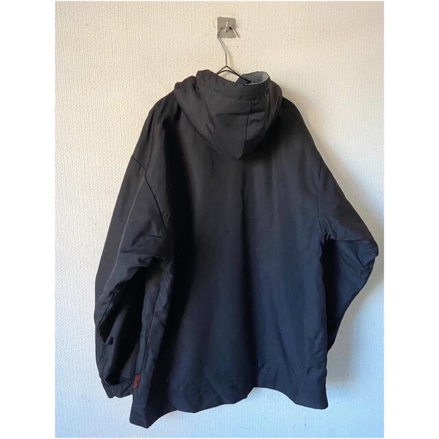 vintage 90s リバーシブル 忍者ネック ナイロン アノラックパーカーの