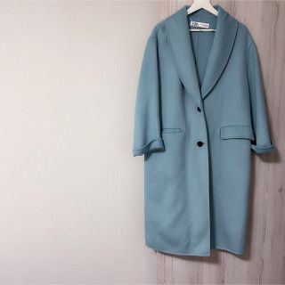 ザラ ブルー ロングコート(レディース)の通販 100点以上 | ZARAの