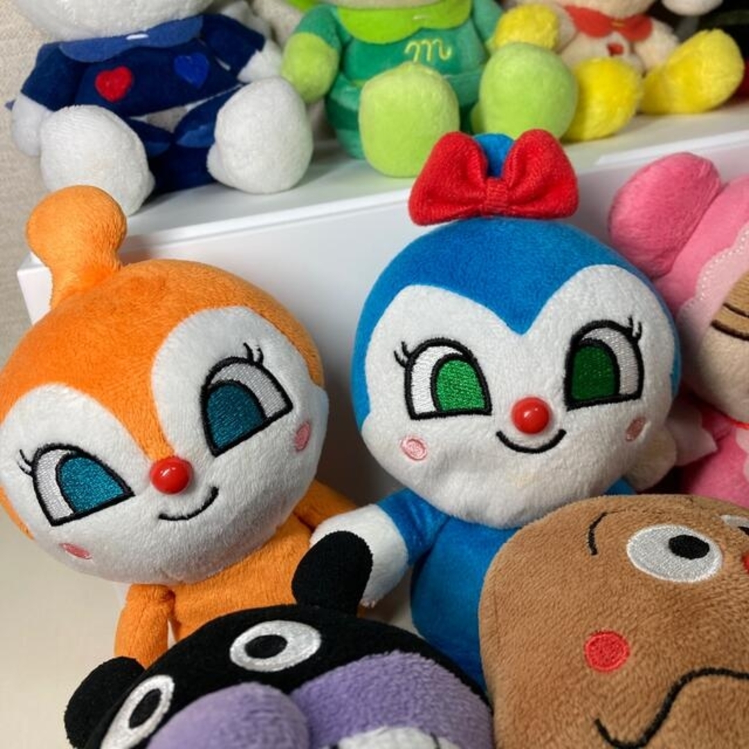 アンパンマン - アンパンマン プリちぃビーンズS ぬいぐるみ8体 アンパンマン - アンパンマン プリちぃビーンズS ぬいぐるみ8体