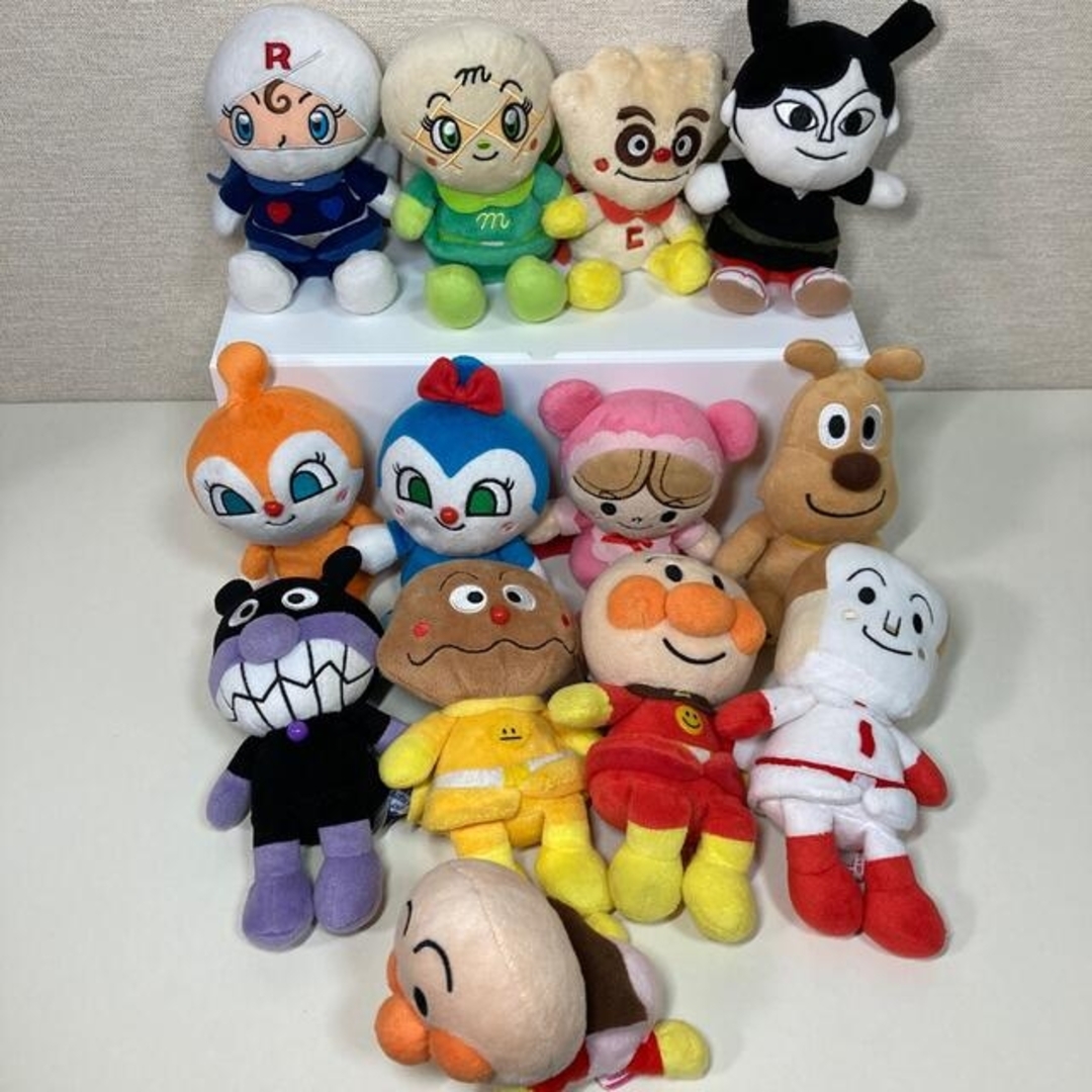アンパンマン - アンパンマン プリちぃビーンズS ぬいぐるみ8体 アンパンマン - アンパンマン プリちぃビーンズS ぬいぐるみ8体