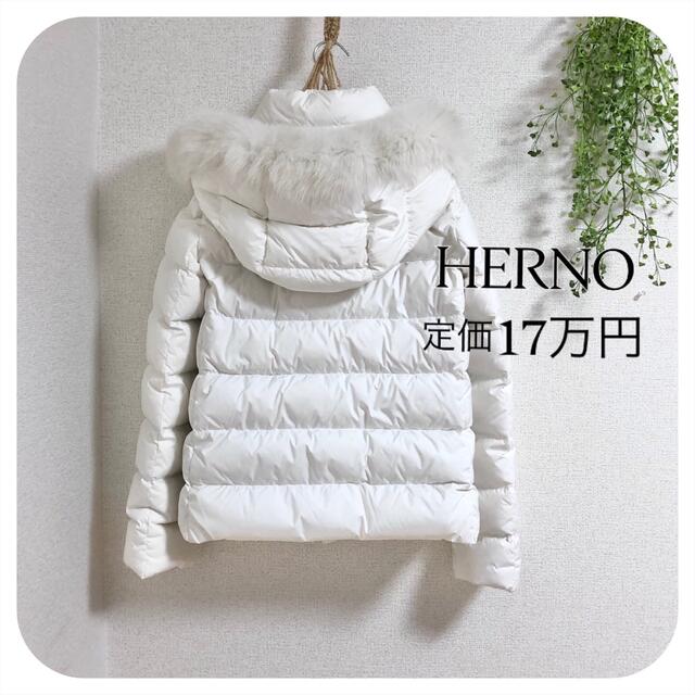 HERNO(ヘルノ)のヘルノ＊ダウンコート(モンクレール、タトラス、トゥモローランド、カナダグース レディースのジャケット/アウター(ダウンコート)の商品写真