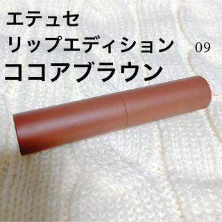 エテュセ(ettusais)のエテュセ　リップエディション　ティントルージュ　09 ココアブラウン(口紅)