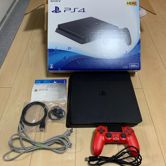 多様な PlayStation4 - レッド 本体(500GB)純正コントローラー PlayStation4 SONY 家庭用ゲーム機本体
