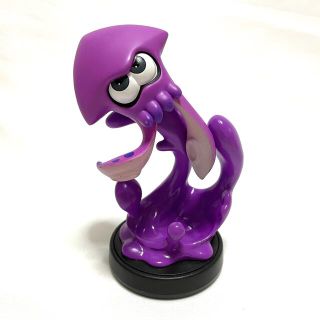 ニンテンドースイッチ(Nintendo Switch)のスプラトゥーン　amiibo   イカ　ネオンパープル　Nintendo(ゲームキャラクター)