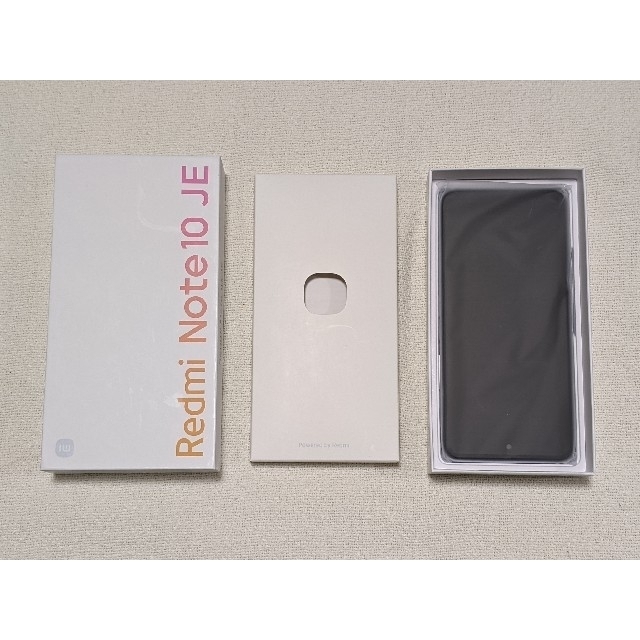 ANDROID(アンドロイド)の【新品・未使用】Redmi Note 10 JE XIG02 本体 SIMフリー スマホ/家電/カメラのスマートフォン/携帯電話(スマートフォン本体)の商品写真