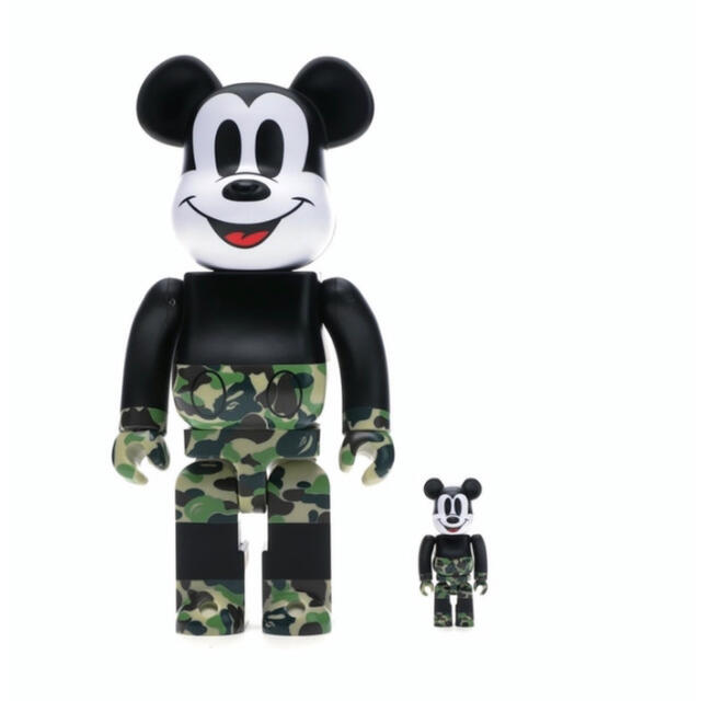 BE@RBRICK BAPERMICKEY MOUSE％ & ％ 保証書付 円