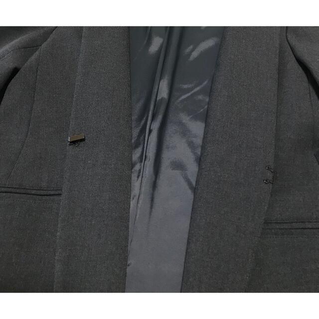 PLST(プラステ)のPLST プラステ ウォームリザーブジャケット キーネック チャコールグレー レディースのジャケット/アウター(ノーカラージャケット)の商品写真