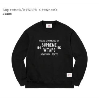 シュプリーム(Supreme)のSupreme WTAPS シュプリーム ダブルタップス クルーネック(スウェット)