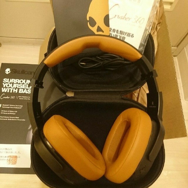 Skullcandy(スカルキャンディ)のスカルキャンディ クラッシャー３６０ スマホ/家電/カメラのオーディオ機器(ヘッドフォン/イヤフォン)の商品写真