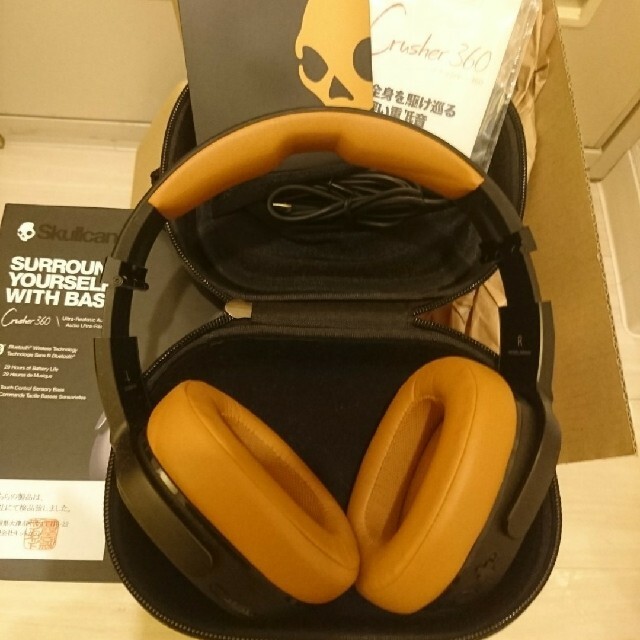 Skullcandy(スカルキャンディ)のスカルキャンディ クラッシャー３６０ スマホ/家電/カメラのオーディオ機器(ヘッドフォン/イヤフォン)の商品写真