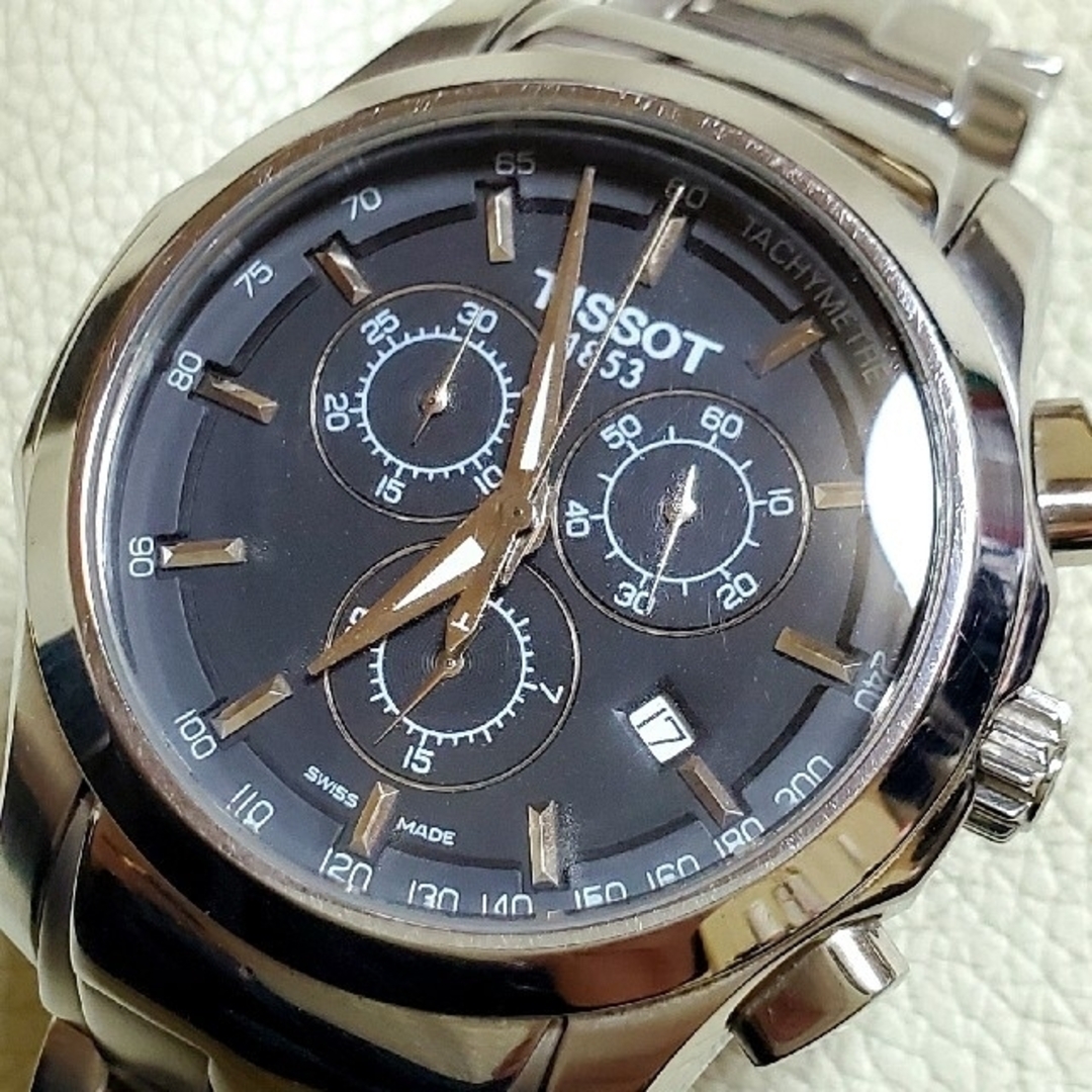 ティソ TISSOT T044417A T-スポーツ クロノグラフ クォーツ - 腕時計 ...