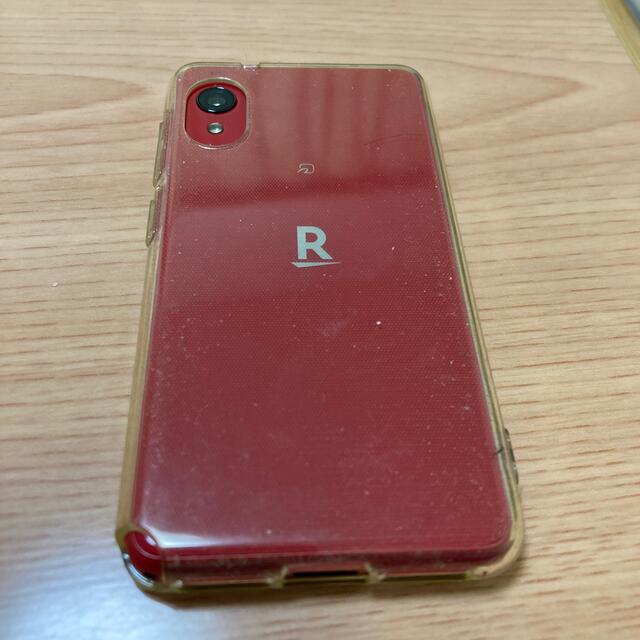 Rakuten(ラクテン)のRakuten mini レッド　中古品です！  スマホ/家電/カメラのスマートフォン/携帯電話(スマートフォン本体)の商品写真
