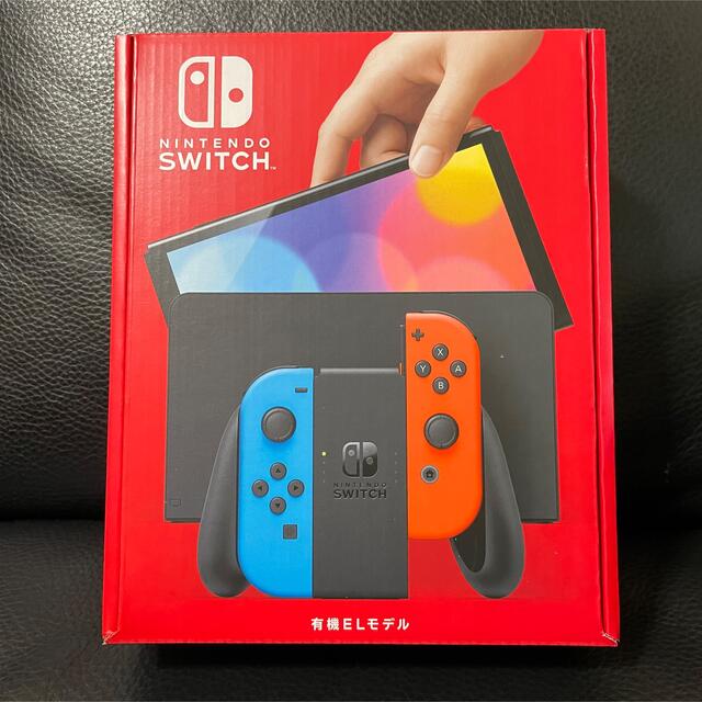 任天堂Nintendo Switch 有機ELモデルネオンブルー/ネオンレッド - 家庭