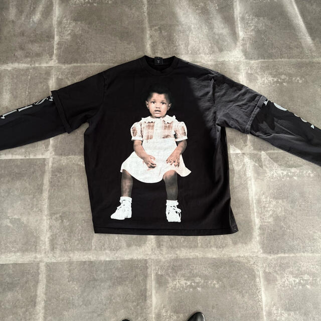 Blackブラック黒サイズKanye West DONDA 2 Layer L/S T-shirt XL