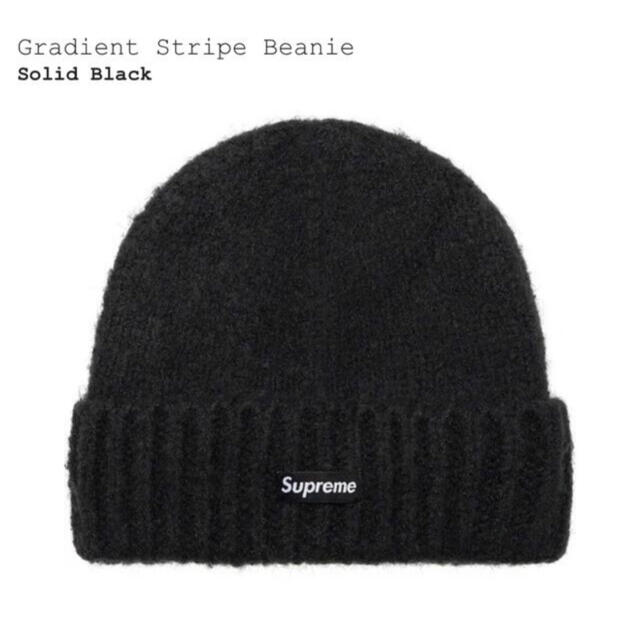 Supreme  Gradient Stripe Beanie帽子