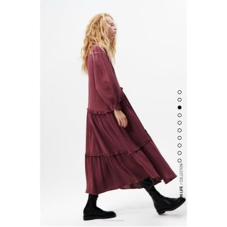 ザラ(ZARA)のZARAカラーブロックワンピース(ロングワンピース/マキシワンピース)